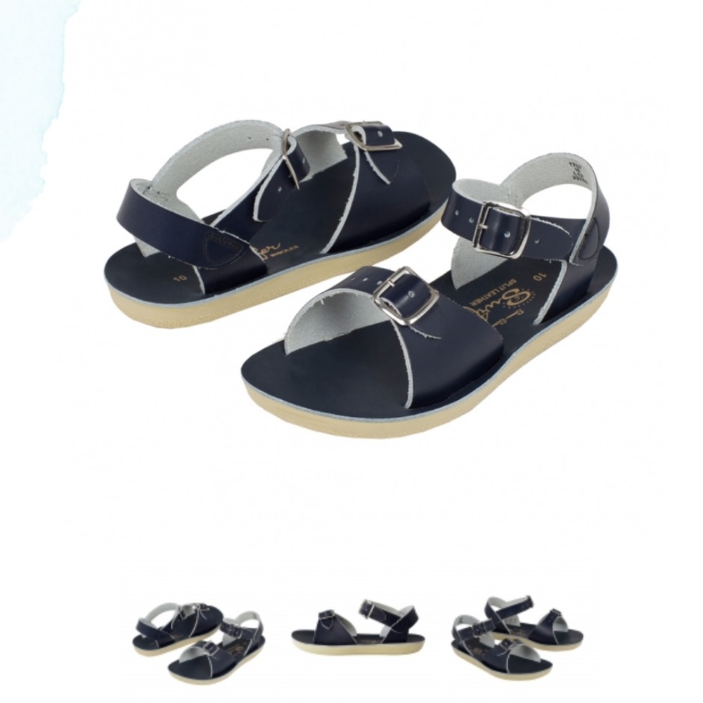 Sunsan Saltwater Sandals Navy (toddler 6)💙